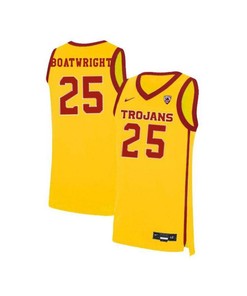 Bennie Boatwright 25 USC Trojans Elite Basketball Men Jersey - Yellow
