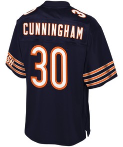 Benny Cunningham Chicago Bears Nfl Pro Line Team Color Player Jersey - Navy
