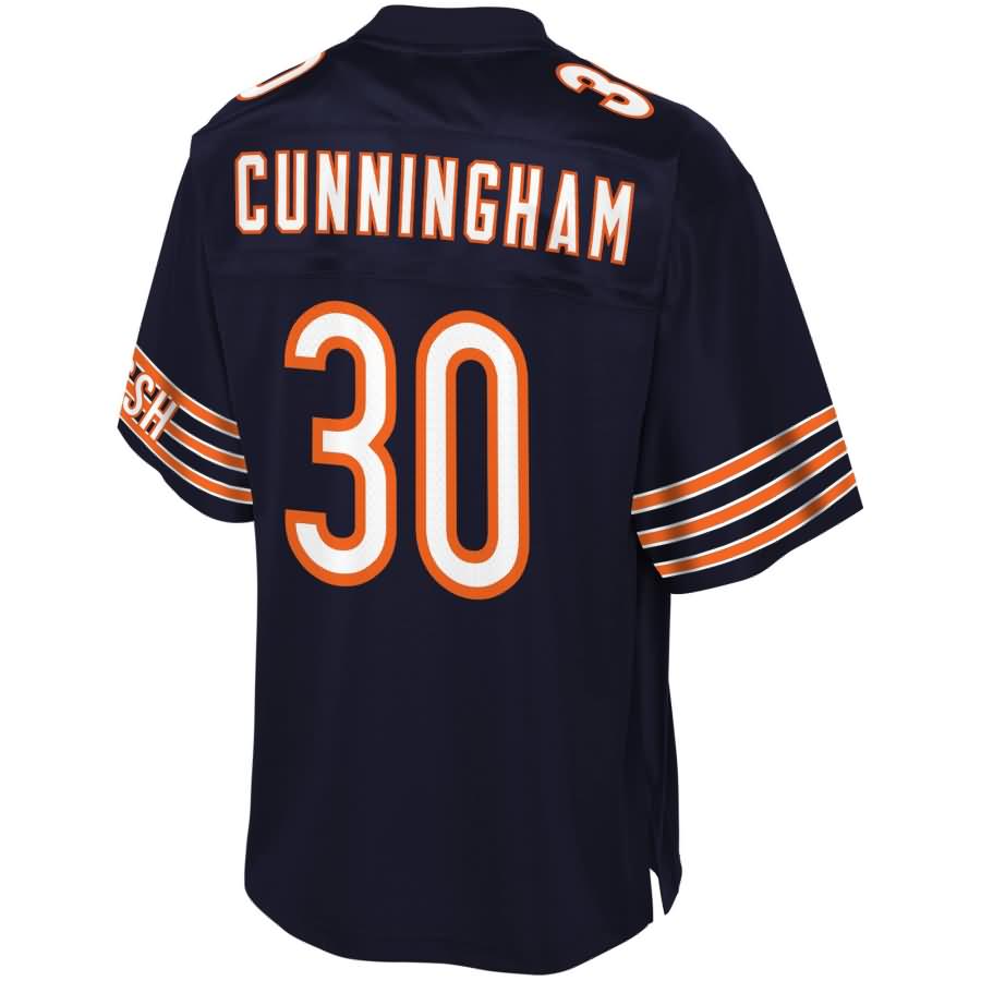 Benny Cunningham Chicago Bears Nfl Pro Line Team Color Player Jersey - Navy