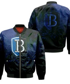 Bentley Falcons Bomber Jacket Coconut Tree Tropical Grunge - NCAA