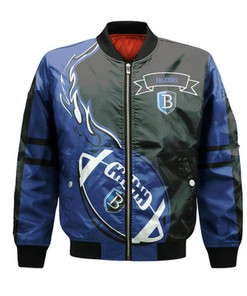 Bentley Falcons Bomber Jacket Flame Ball - NCAA