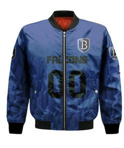 Bentley Falcons Bomber Jacket Logo Sport Ombre  - NCAA