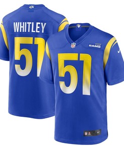 Benton Whitley Los Angeles Rams Game Player Jersey - Royal