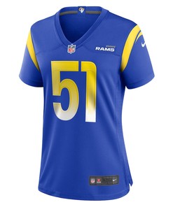 Benton Whitley Los Angeles Rams Women's Game Player Jersey - Royal