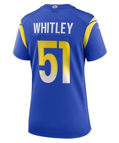Benton Whitley Los Angeles Rams Women's Game Player Jersey - Royal