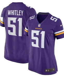 Benton Whitley Minnesota Vikings Women's Home Game Player Jersey - Purple