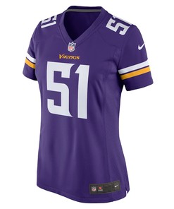 Benton Whitley Minnesota Vikings Women's Home Game Player Jersey - Purple