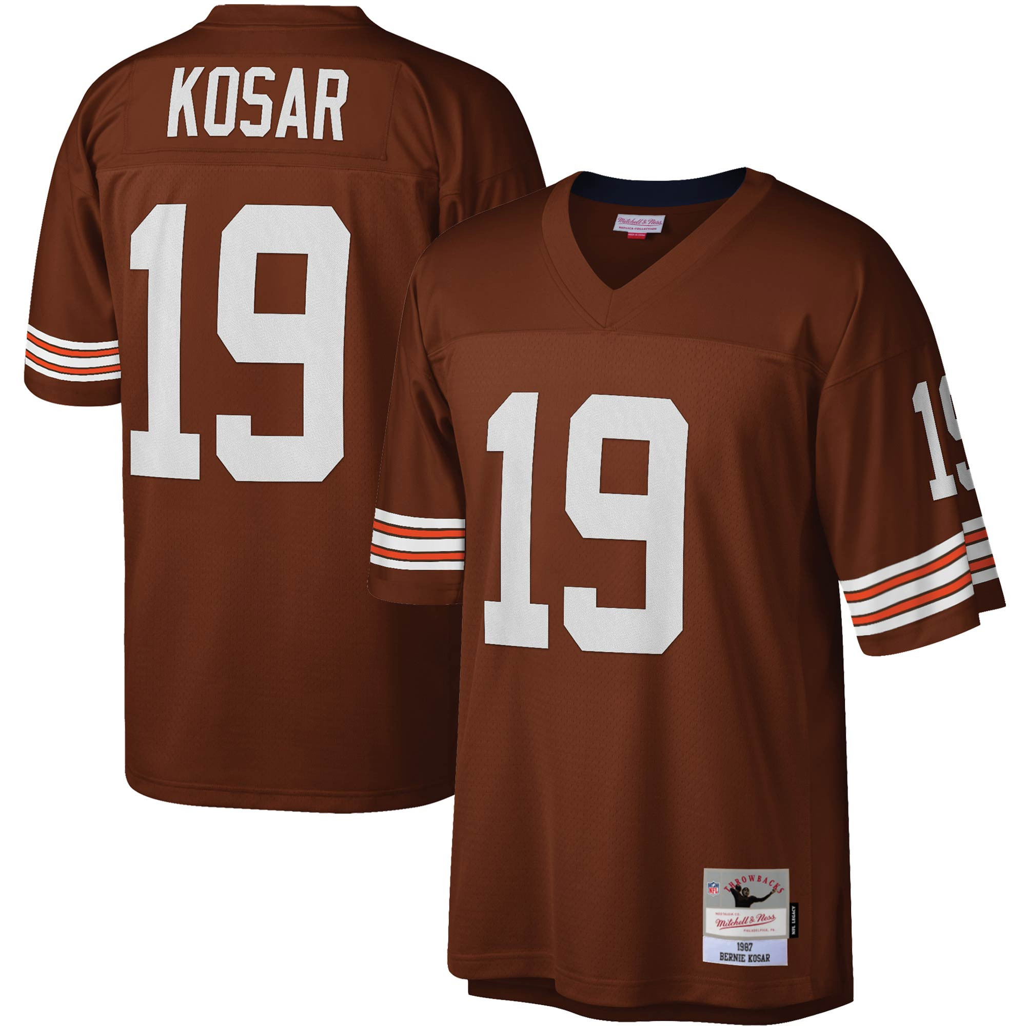 Bernie Kosar Cleveland Browns Mitchell & Ness Legacy Replica Jersey - Brown Nfl