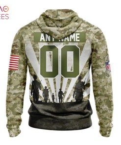 Best NFL Arizona Cardinals Salute To Service - Honor Veterans And Their Families 3D Hoodie