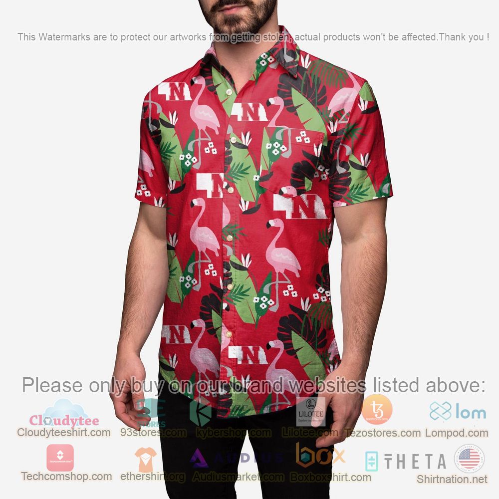 Best Nebraska Cornhuskers Floral Button-Up Shirt