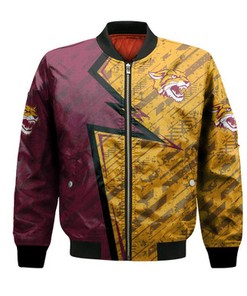 Bethune-Cookman Wildcats Bomber Abstract Pattern Sport- NCAA