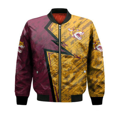Bethune-Cookman Wildcats Bomber Abstract Pattern Sport- NCAA