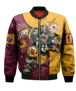 Bethune-Cookman Wildcats Bomber Jacket Football Go On - NCAA