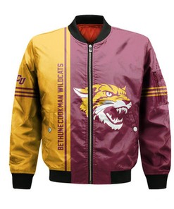 Bethune-Cookman Wildcats Bomber Jacket Half Style - NCAA