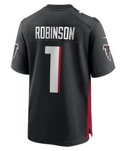 Bijan Robinson Atlanta Falcons 2023 NFL Draft First Round Pick Game Jersey - Black