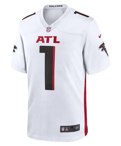 Bijan Robinson Atlanta Falcons 2023 NFL Draft First Round Pick Game Jersey - White