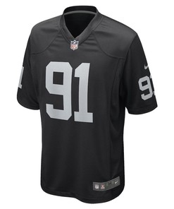 Bilal Nichols Las Vegas Raiders Game Player Jersey - Black