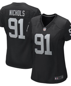 Bilal Nichols Las Vegas Raiders Women's Game Player Jersey - Black