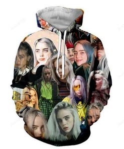 Billie Eilish Style 1 3D Hoodie Zip Hoodie