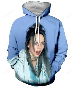 Billie Eilish Style 10 3D Hoodie Zip Hoodie