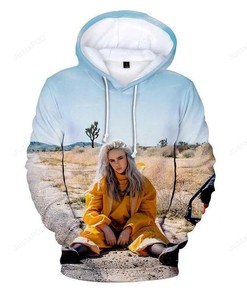 Billie Eilish Style 2 3D Hoodie Zip Hoodie