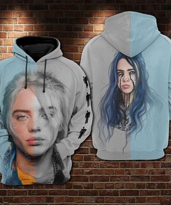 Billie Eilish Style 7 3D Hoodie Zip Hoodie