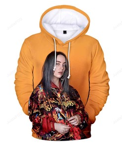 Billie Eilish Style 8 3D Hoodie Zip Hoodie