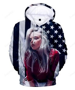 Billie Eilish Style 9 3D Hoodie Zip Hoodie
