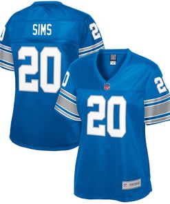 Billy Sims Detroit Lions Nfl Pro Line Womens Retired Player Replica Jersey - Royal