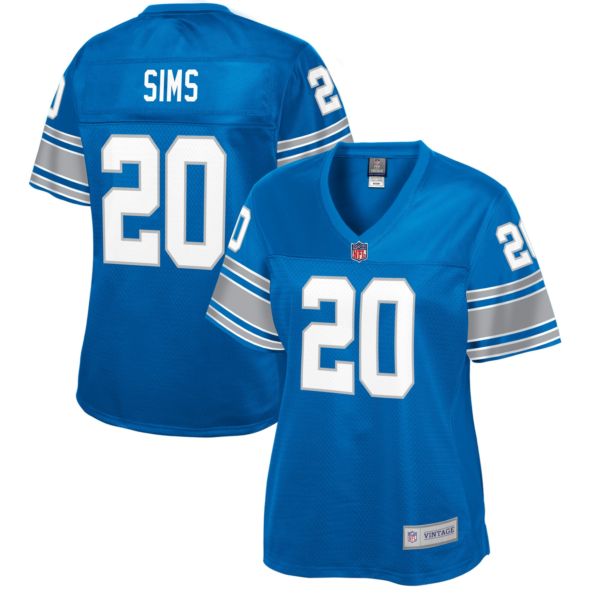 Billy Sims Detroit Lions Nfl Pro Line Womens Retired Player Replica Jersey - Royal Nfl