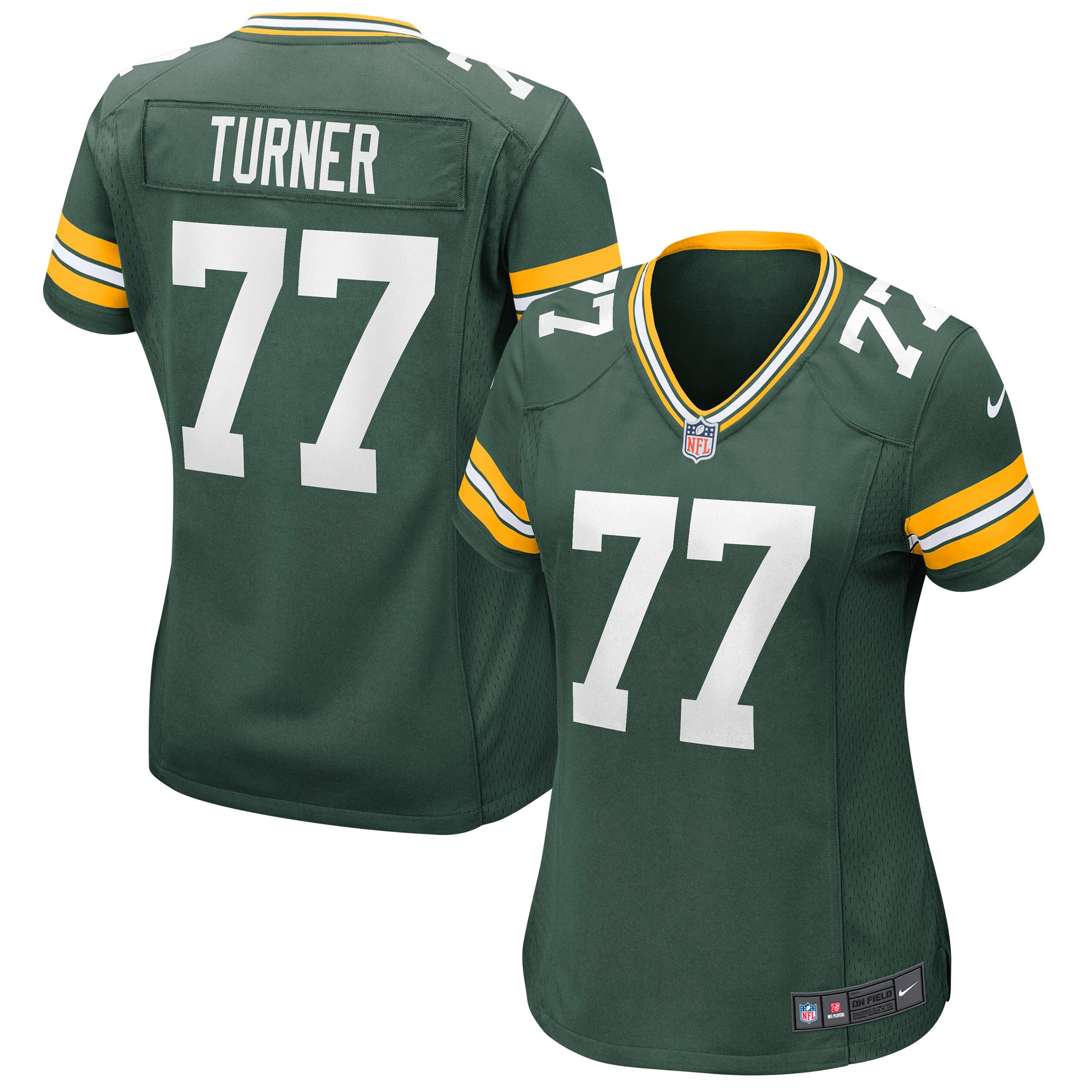 Billy Turner Green Bay Packers Womens Game Jersey - Green Nfl