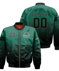 Binghamton Bearcats Fadded Bomber Jacket - NCAA