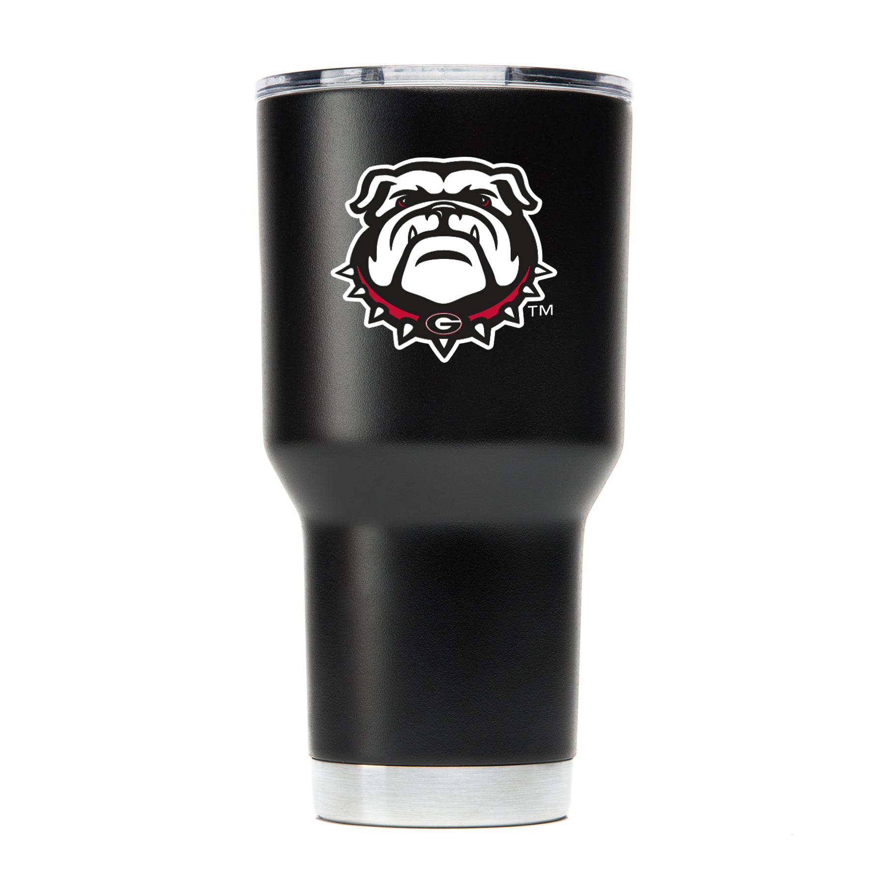 Black Georgia Bulldogs Tumbler