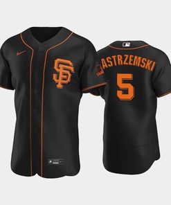 Black Giants 5 Mike Yastrzemski Alternate Jersey