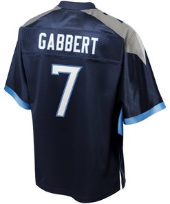 Blaine Gabbert Tennessee Titans Nfl Pro Line Team Player Jersey - Navy