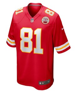 Blake Bell 81 Kansas City Chiefs Game Player Jersey - Red