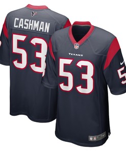 Blake Cashman Houston Texans Game Player Jersey - Navy