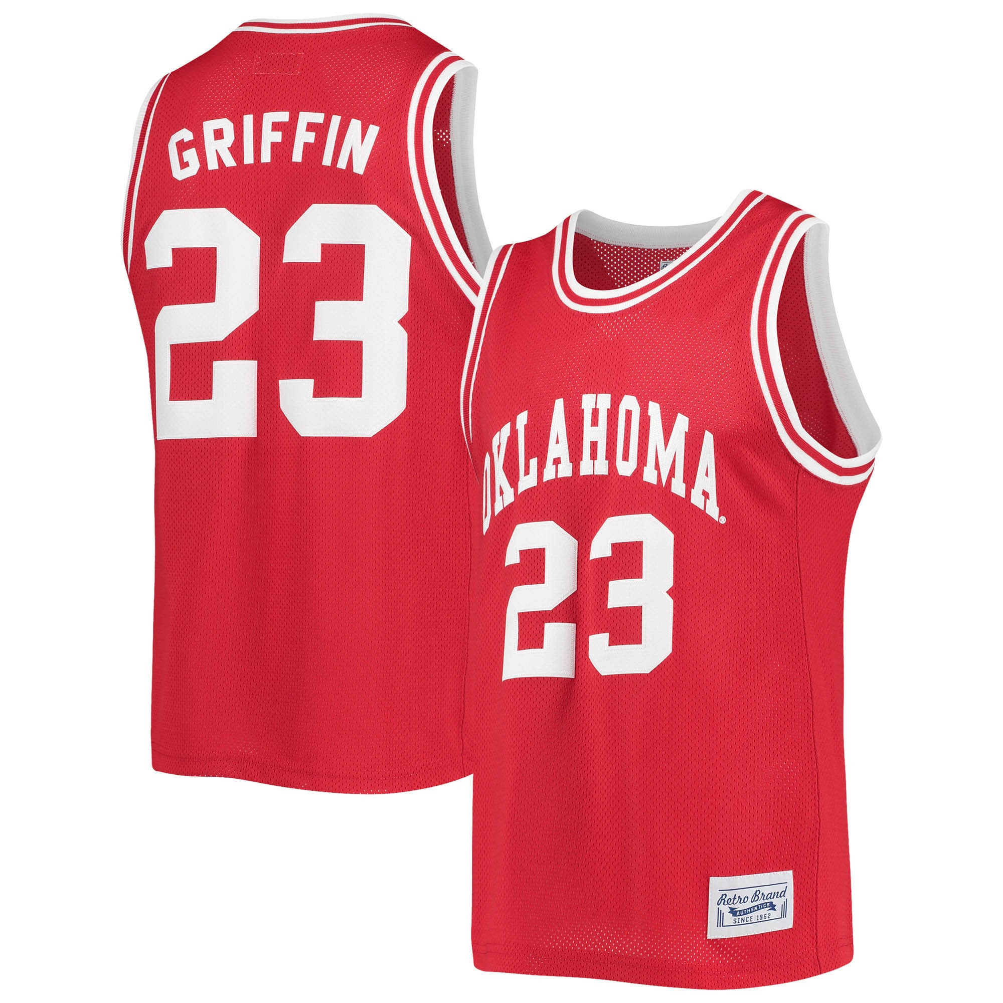 Blake Griffin Oklahoma Sooners Original Retro Brand Commemorative Classic Basketball Jersey - Crimson Ncaa