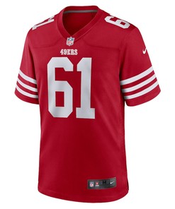 Blake Hance San Francisco 49ers Game Player Jersey - Scarlet