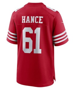 Blake Hance San Francisco 49ers Game Player Jersey - Scarlet
