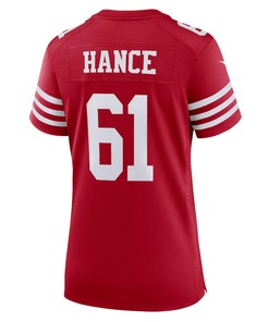 Blake Hance San Francisco 49ers Women's Game Player Jersey - Scarlet