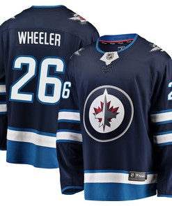 Blake Wheeler Winnipeg Jets Fanatics Branded Breakaway Replica Jersey - Navy Nhl
