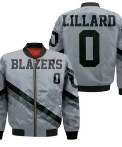 Blazers Damian Lillard Jersey Inspired Bomber Jacket