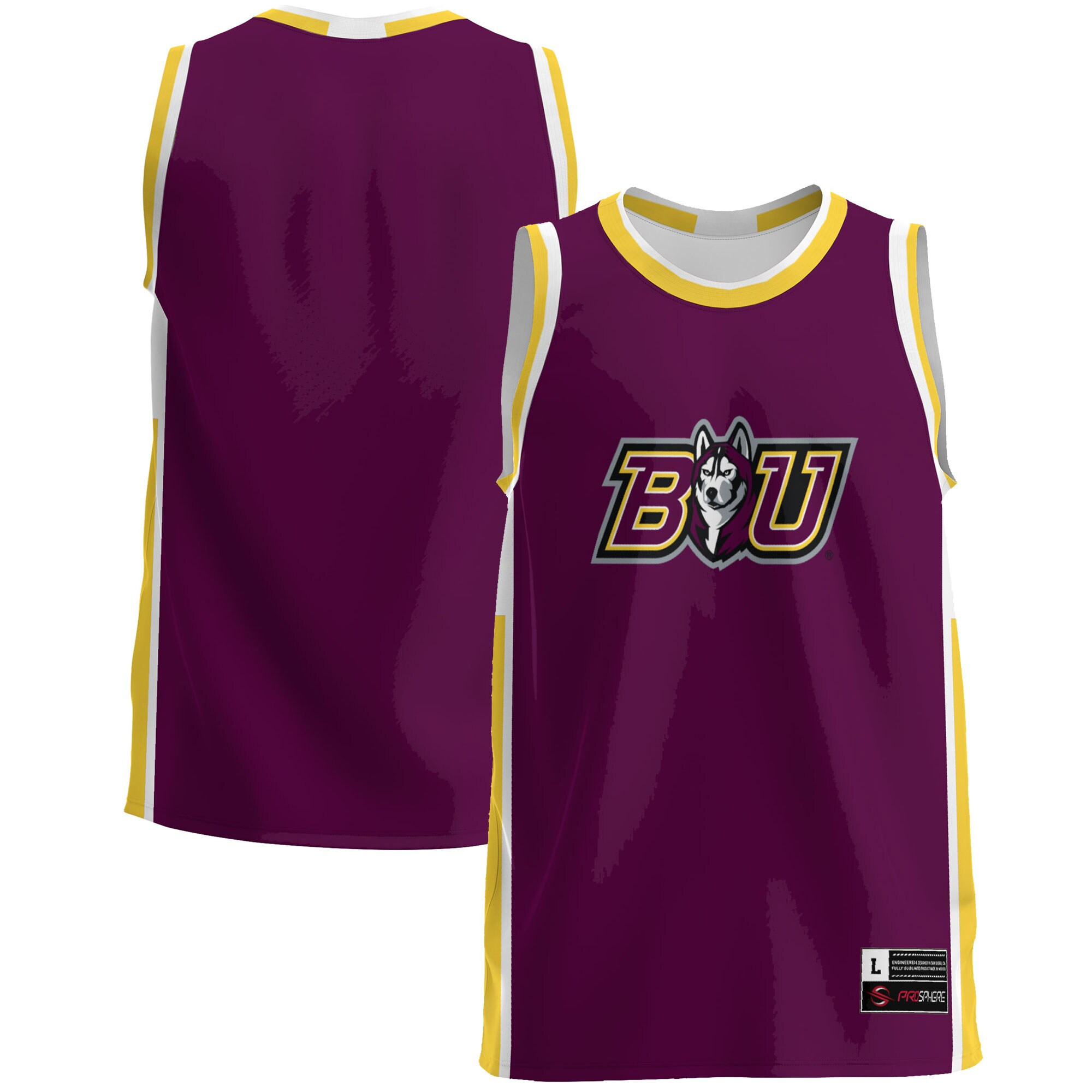 Bloomsburg Huskies Basketball Jersey - Maroon Ncaa