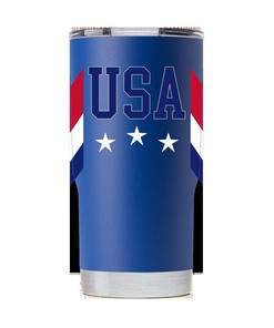 Blue USA Tumbler - Show Your Patriotism with this Tumbler