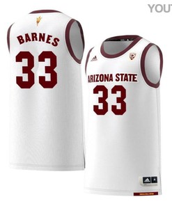 Bo Barnes 33 Arizona State Sun Devils Retro Basketball Youth Jersey - White