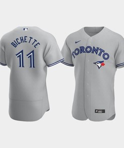 Bo Bichette 11 Toronto Blue Jays Gray Road Jersey