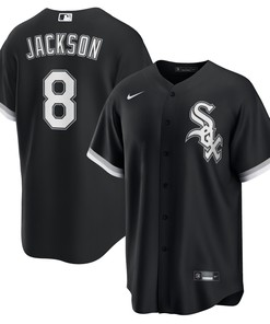 Bo Jackson Chicago White Sox Alternate Cooperstown Collection Replica Player Jersey - Black Mlb Ver 1