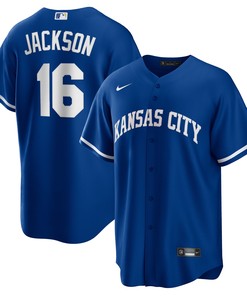 Bo Jackson Kansas City Royals Alternate Cooperstown Collection Replica Player Jersey - Royal Mlb Ver 1