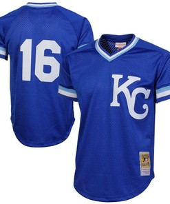Bo Jackson Kansas City Royals Mitchell & Ness 1989 Authentic Cooperstown Collection Batting Mesh Practice Jersey - Royal Mlb
